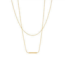 Load image into Gallery viewer, DAINTY BAR NECKLACE
