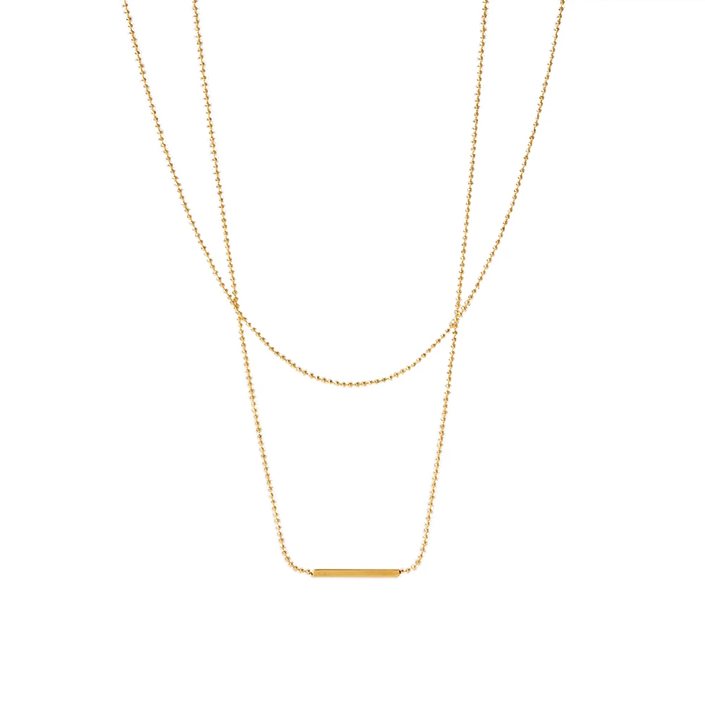 DAINTY BAR NECKLACE